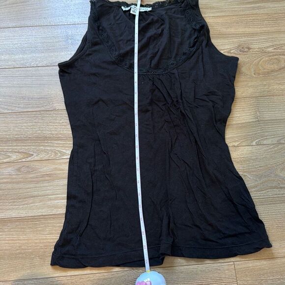 Tommy Hilfiger Vintage brown 100% cotton cinched tank top size medium - Picture 4 of 6